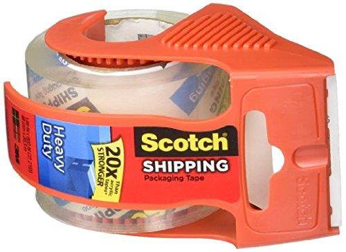 Scotch Heavy Duty Packaging Tape, 2 Inches x 800 Inches, 16 Rolls