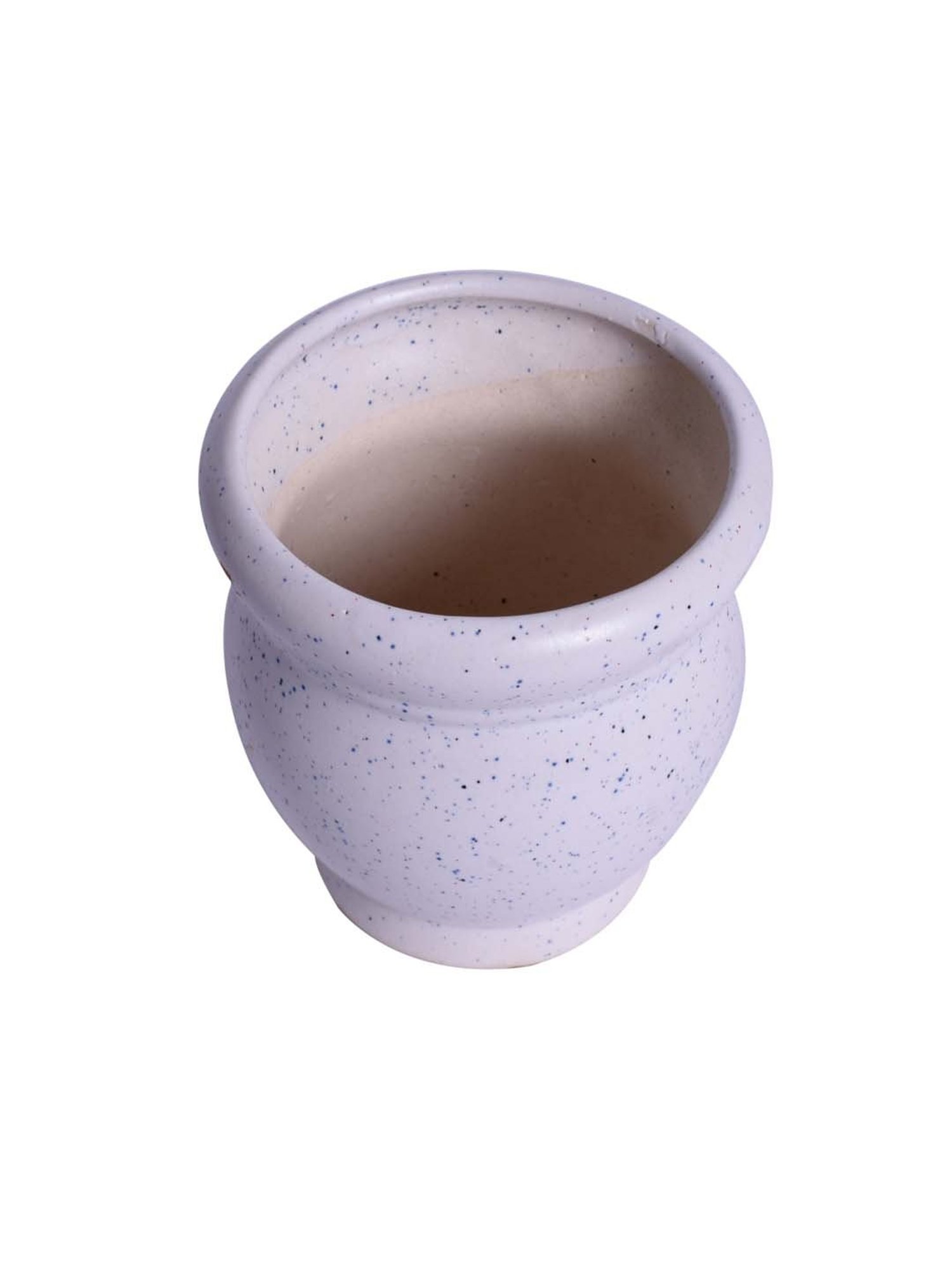 Unravel India White Ceramic Bonsai Planter - Set of 1