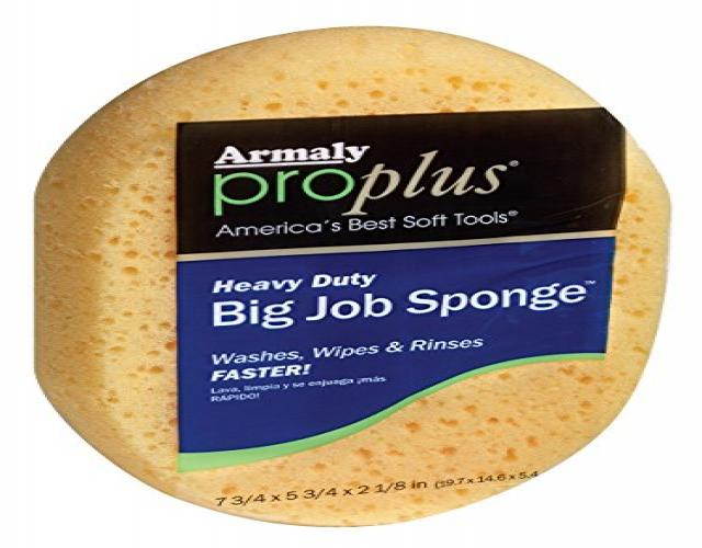 Armaly ProPlus 7.75 In. x 5.75 In. Yellow Heavy Duty Sponge 00006
