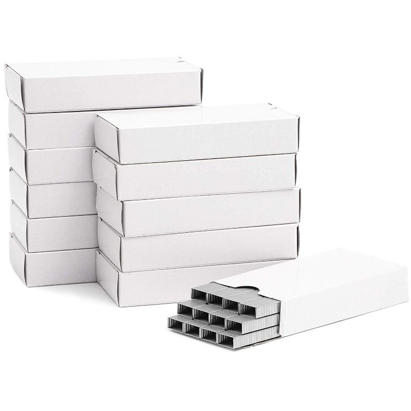Paper Junkie 12 Pack Standard Staples for Stapler, 5000 Total