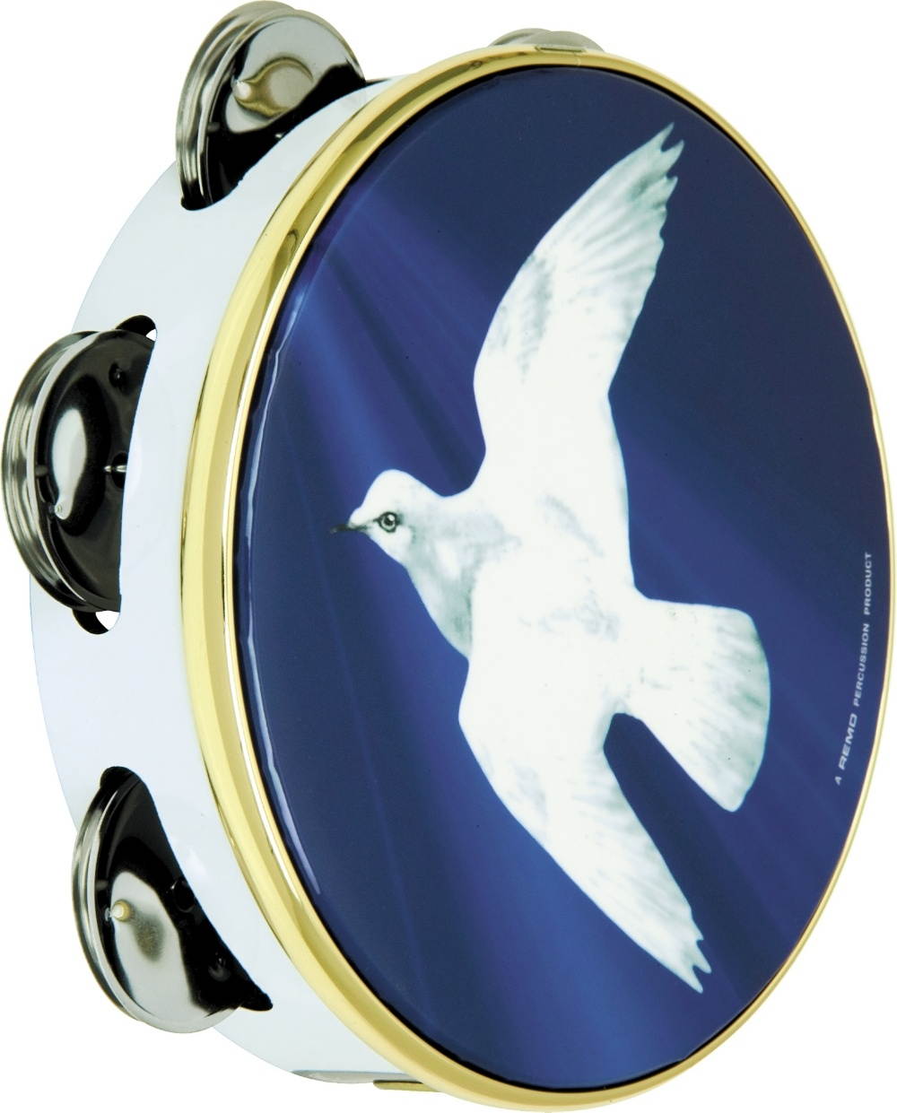 Remo Praise Tambourine (Religious Dove, 6", Single Row)