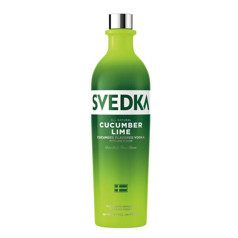 SVEDKA Cucumber Lime Flavored Vodka - 750ml Bottle