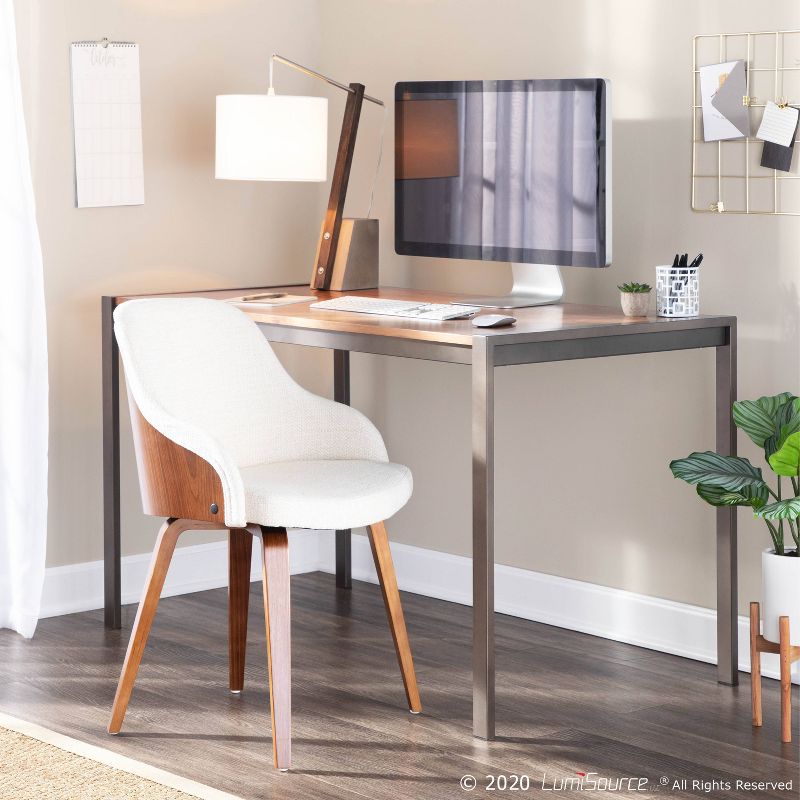 Robyn Table Lamp with Concrete Base and Shade (Includes LED Light Bulb) White - LumiSource