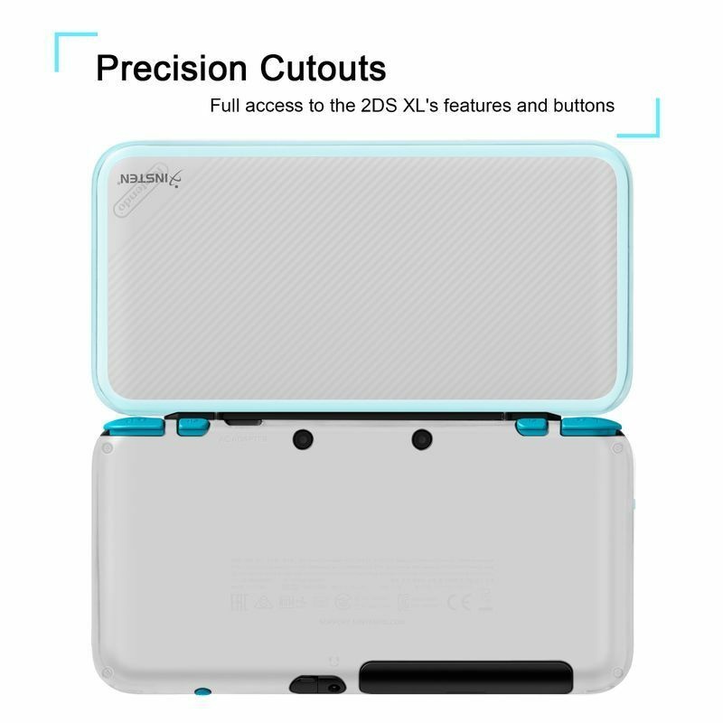 For New  2DS XL Clear Crystal Protective Hard Shell Skin Case Cover