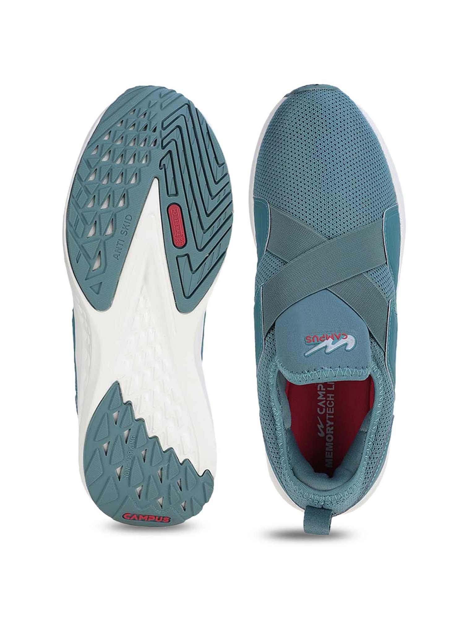 Campus Women's SMOOTHIE Mint Green Running Shoes