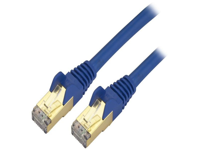 StarTech C6ASPAT6BK StarTech.com Cat6a Shielded Patch Cable - 6 ft. - Black - Snagless RJ45 Cable - Ethernet Cord - Cat 6a Cable