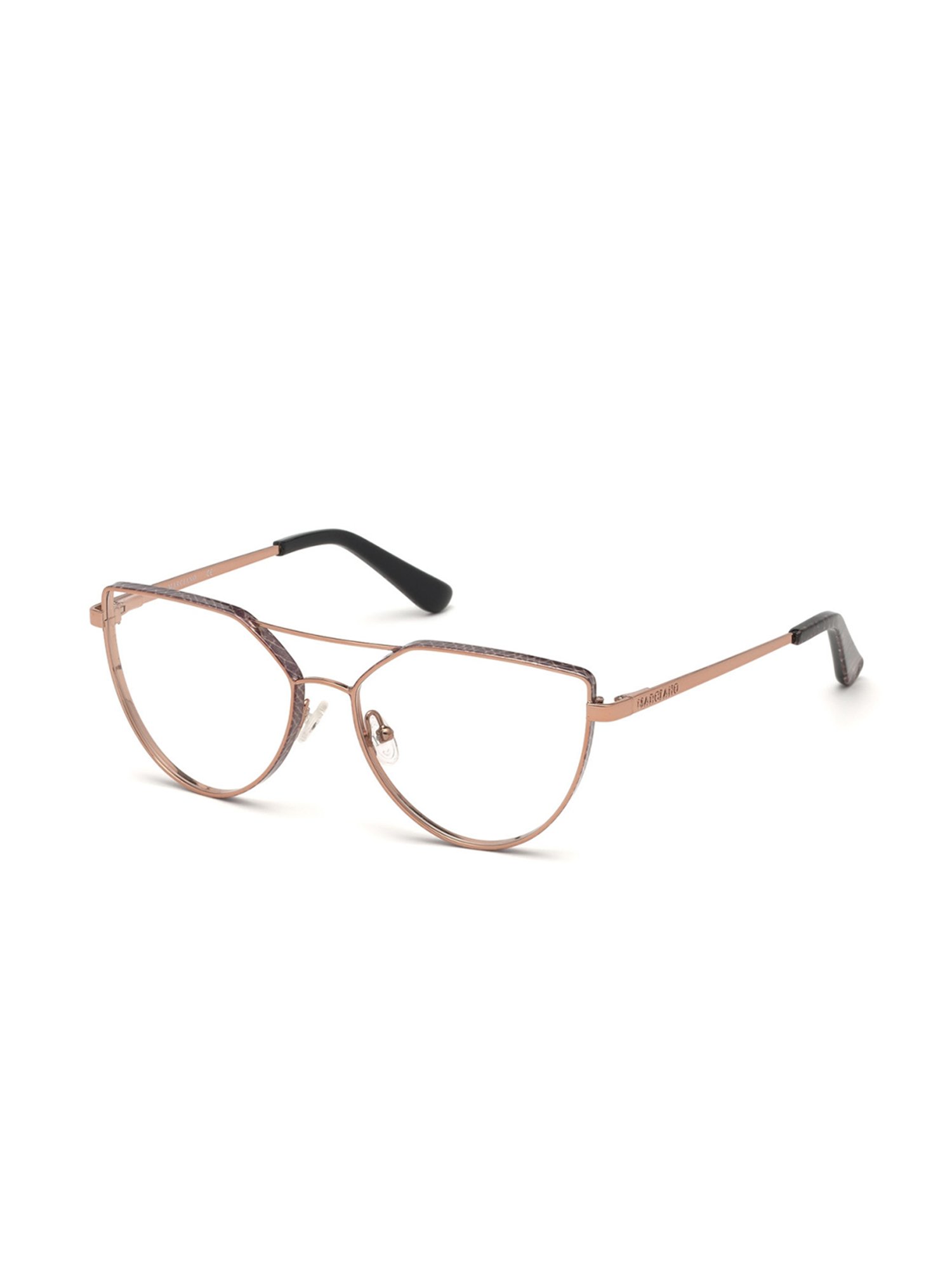 Guess Rose Gold Beveled Eye Frames for Women