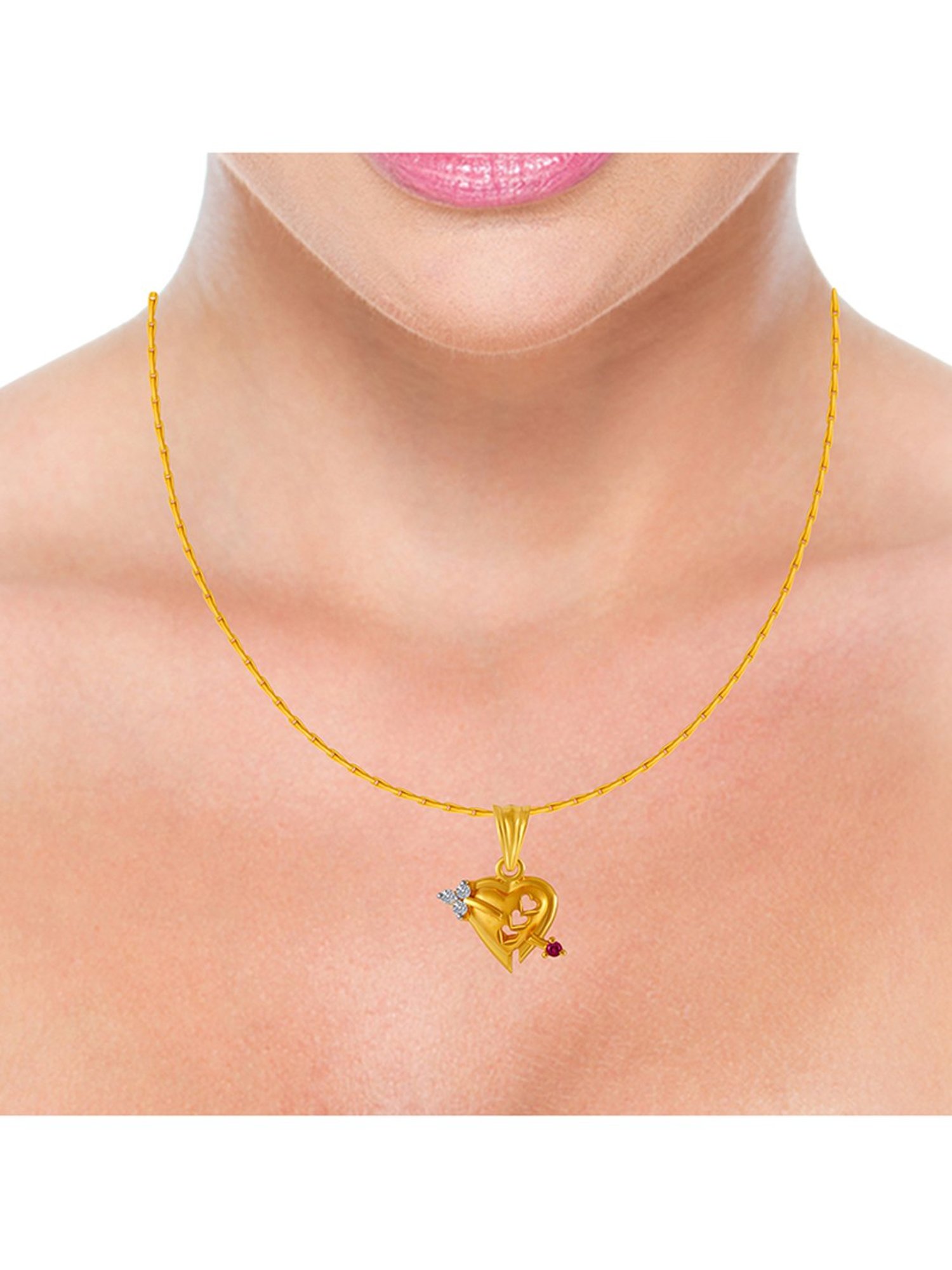 P.C. Chandra Jewellers 14 kt Gold Pendant