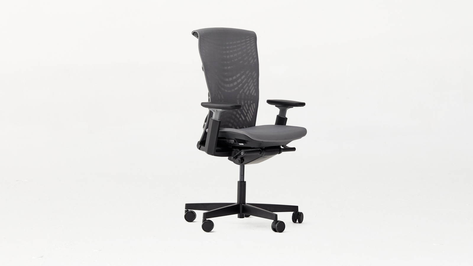 Autonomous Ergonomic Office Chair - ErgoChair Pro+ Black Frame, Grey TPE with Grey Mesh