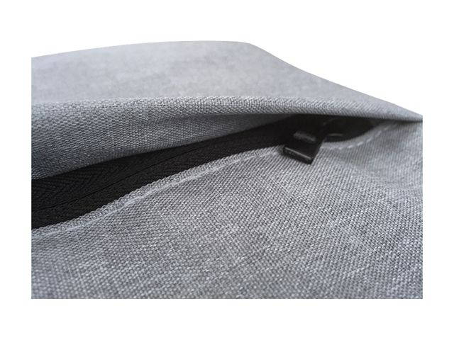 15.6" Gray Laptop Bag Oxford Cloth Notebook Case Anti-thief Waterproof