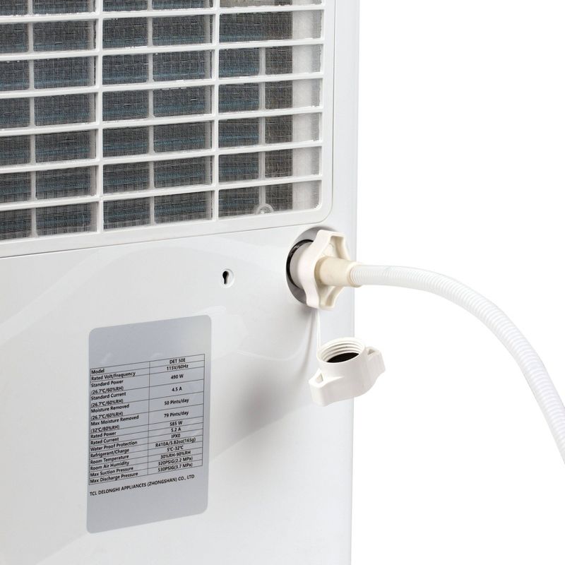 BLACK+DECKER 50pt BDT50PWTB Portable Dehumidifier with Built in Pump White