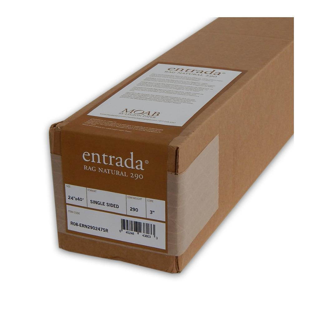 Moab Entrada Rag Matte Fine Art Paper(24"x40' Roll) #R08-ERB2902440R