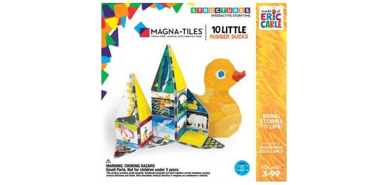 Magna-Tiles Eric Carle 10 Little Rubber Ducks