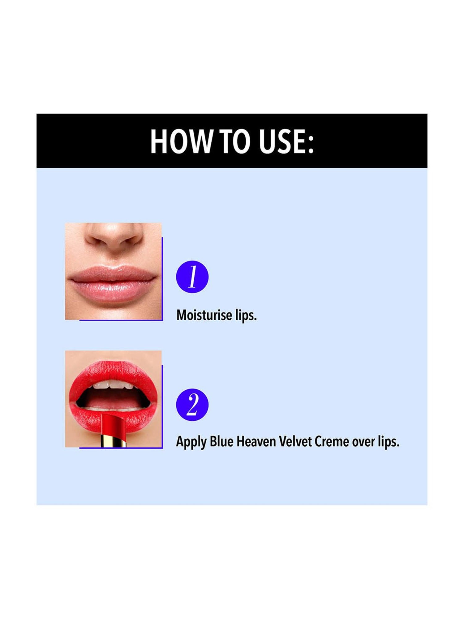 Blue Heaven Velvet Creme Lipstick Pink Divine - 3.5 gm