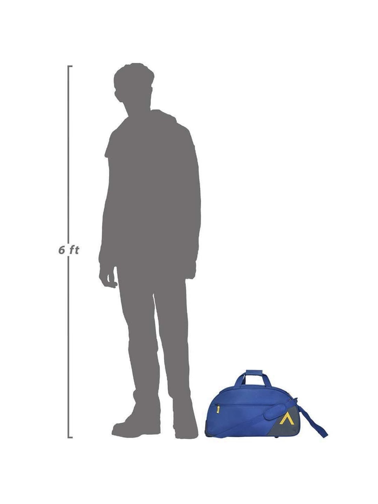 Aristocrat Blue Medium Duffle Bag