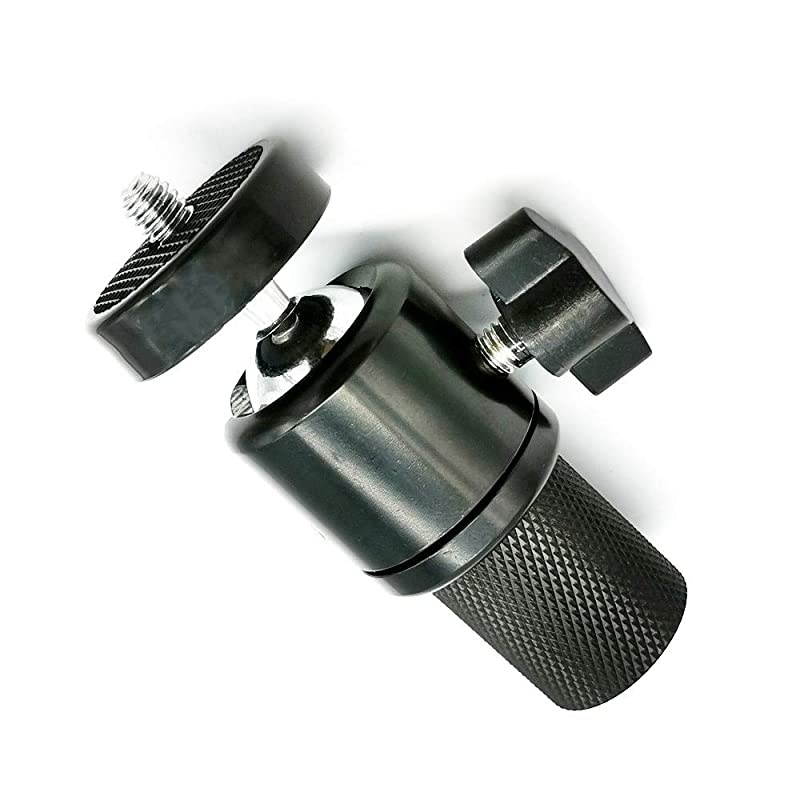 Microphone Mic Stand Tripod Mount Adapter with Locking Swivel Ball Head 58 27 to 14 20 for Gopro Digital Camera and Video Recorder