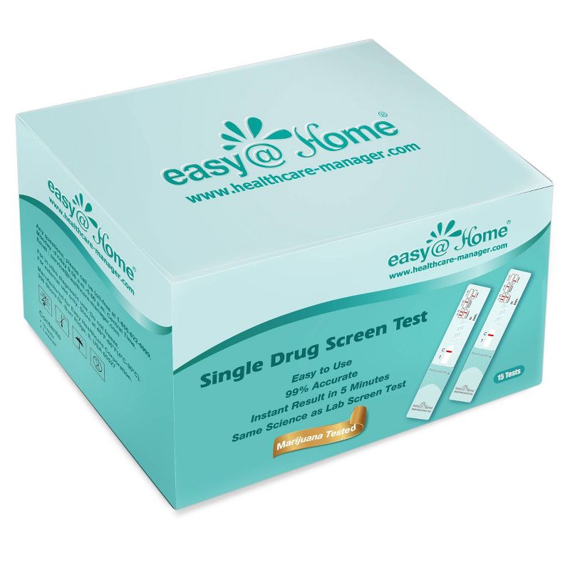 Easy@Home Marijuana Single Panel Drug Test - 15pk