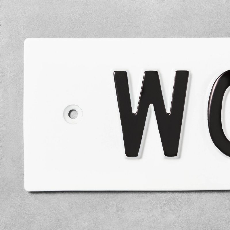 'WC' Wall Sign White/Black - Hearth & Hand™ with Magnolia