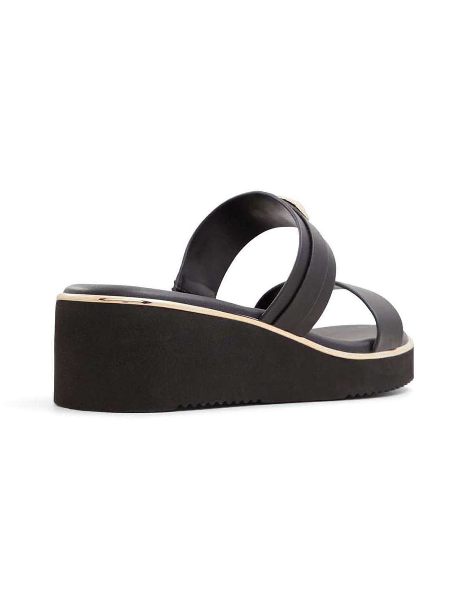 Aldo Women's Fourth Black Casual Wedges