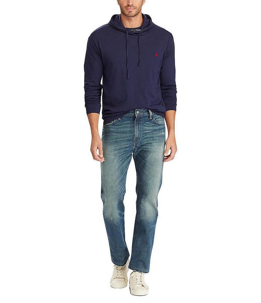 Polo Ralph Lauren Big & Tall Cotton Jersey Long-Sleeve Hoodie Tee