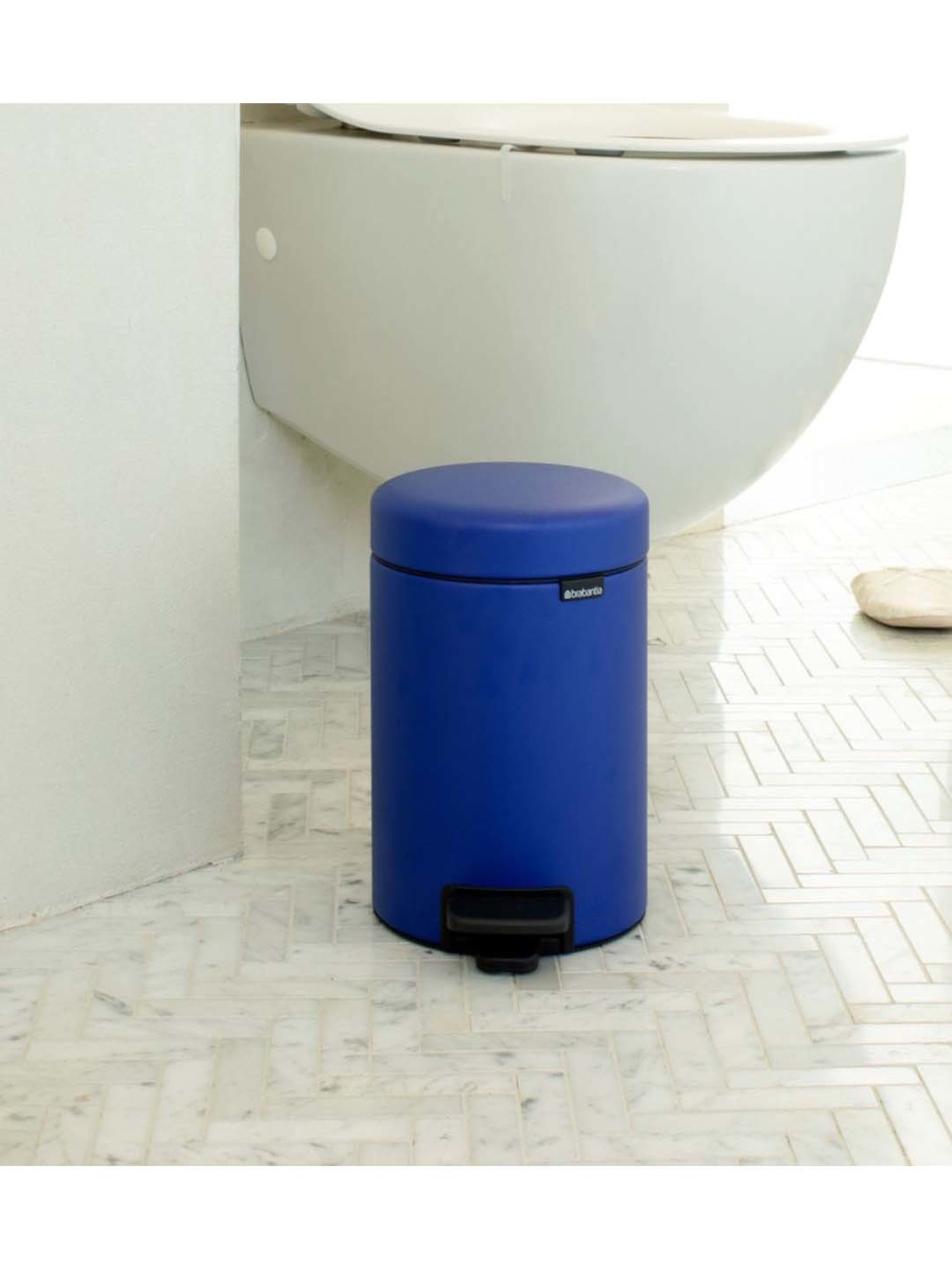 BRABANTIA NewIcon Blue Plastic Pedal Bin (3 L)