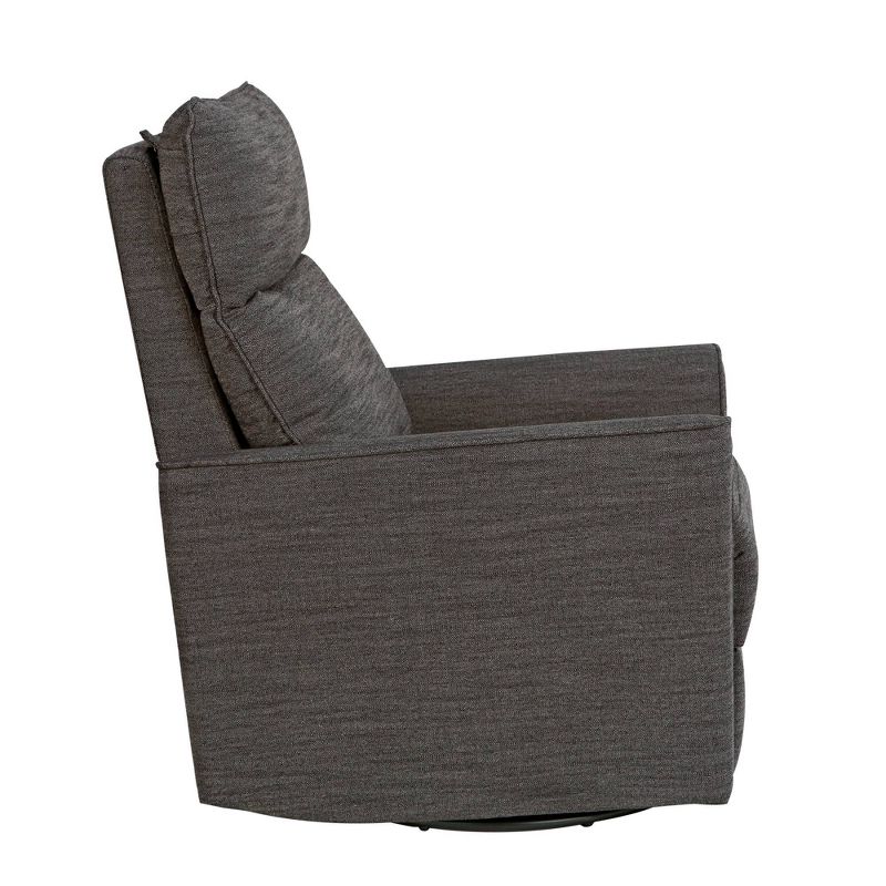 Karla Dubois Soho Swivel Accent Chair - Dark Gray