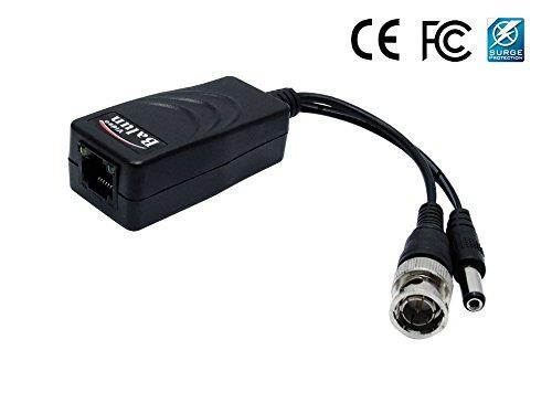 hdview video and power passive balun bnc transceiver for hd-tvi/cvi/ahd/analog/960h camera (1 piece)