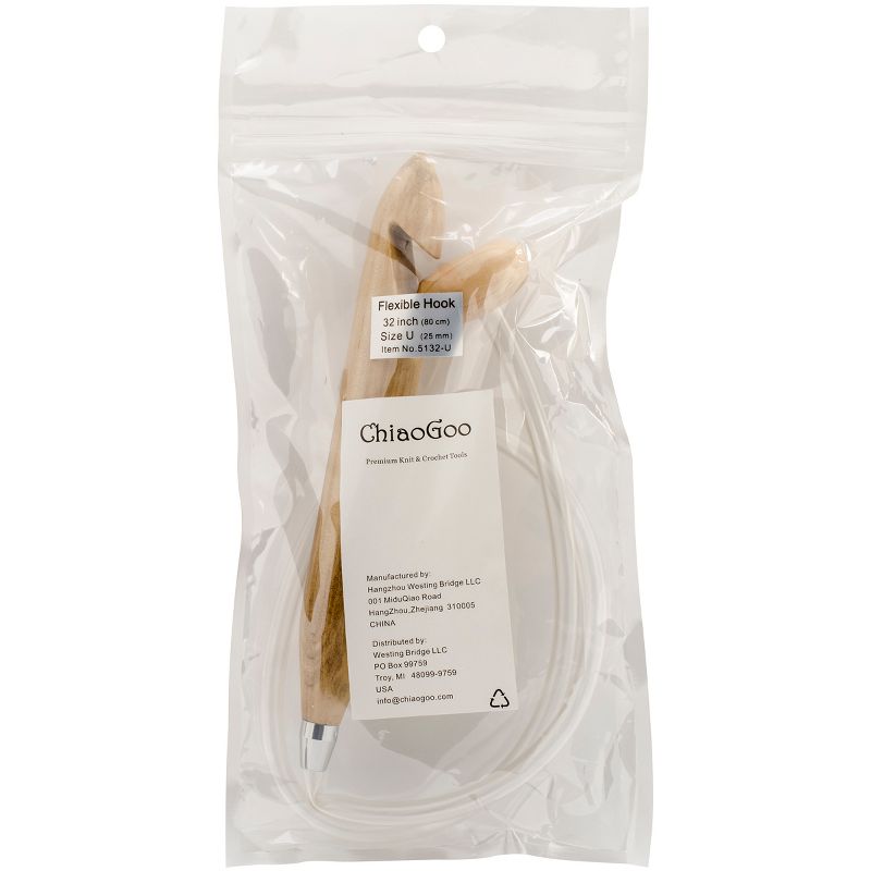 ChiaoGoo Flexible Tunisian Hook 32"-Size U/25mm
