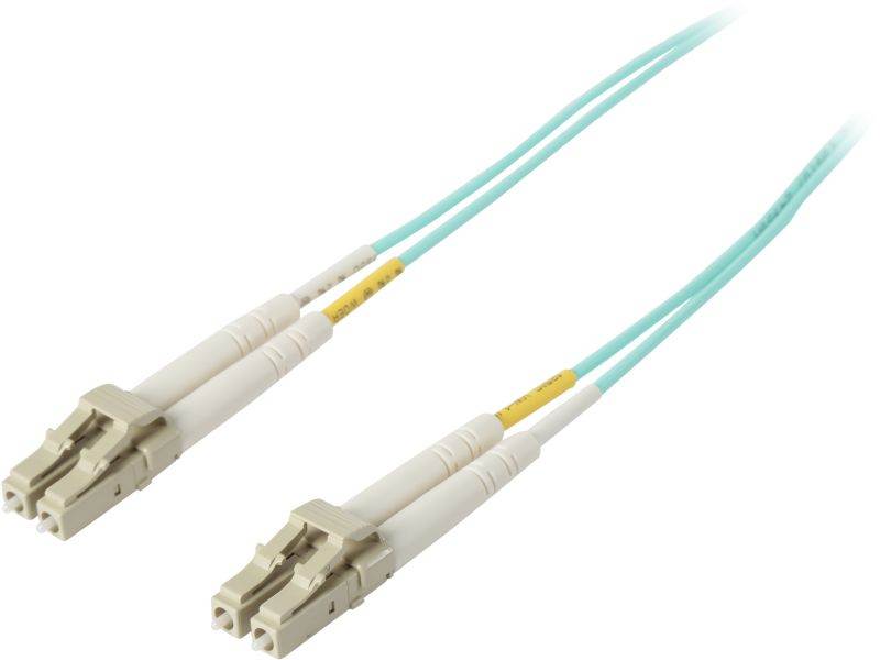 Fiber Optic Cable LC-LC 9/125 Duplex Single-Mode Fiber Cable Yellow 5 meters