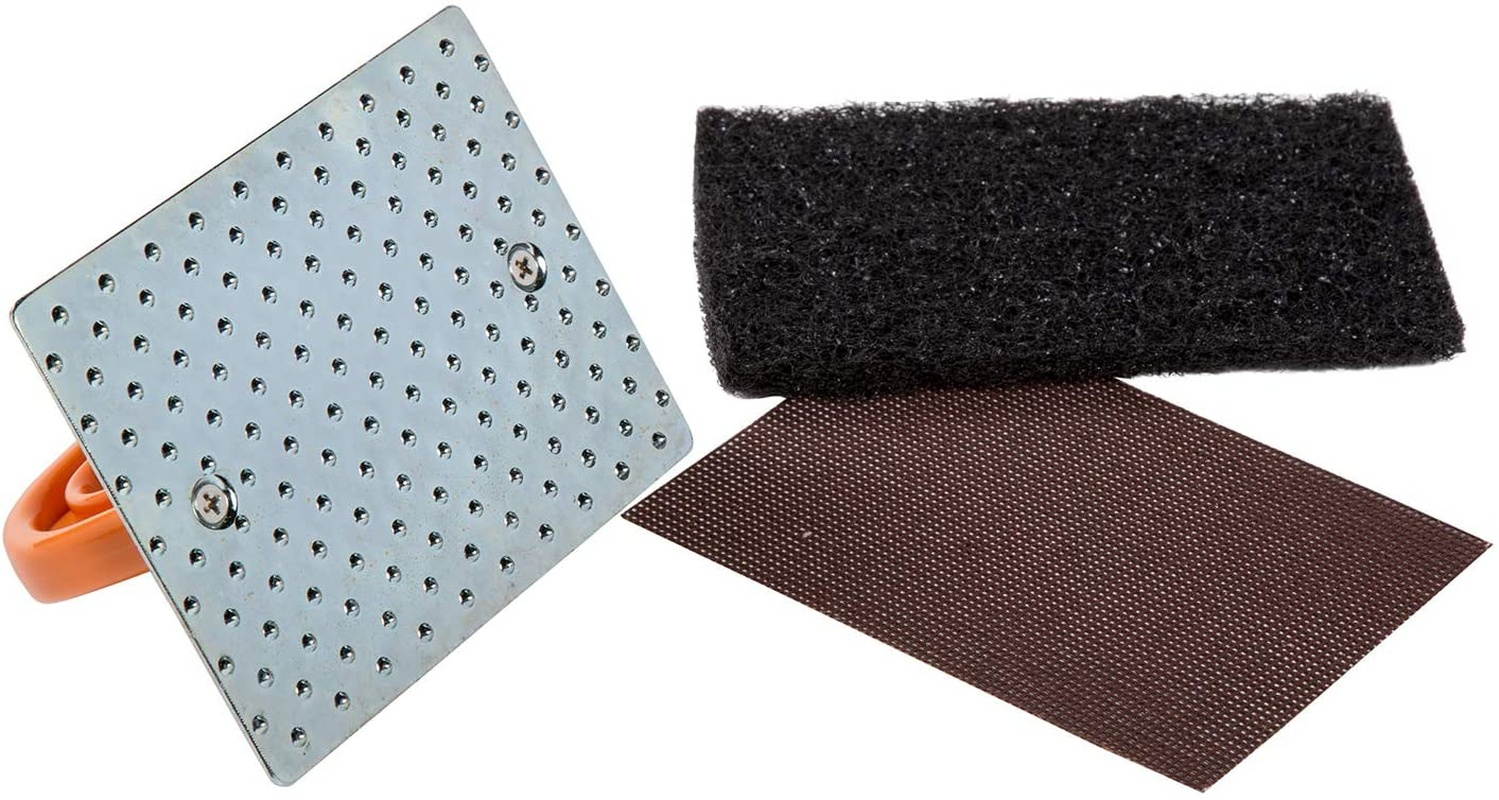 Royal Grill Cleaning Kit with 1 Holder, 1 Pad and 1 Screen