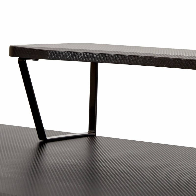 41.7"x23.3" Airlift Gaming E Sports Computer Desk Black - Seville Classics