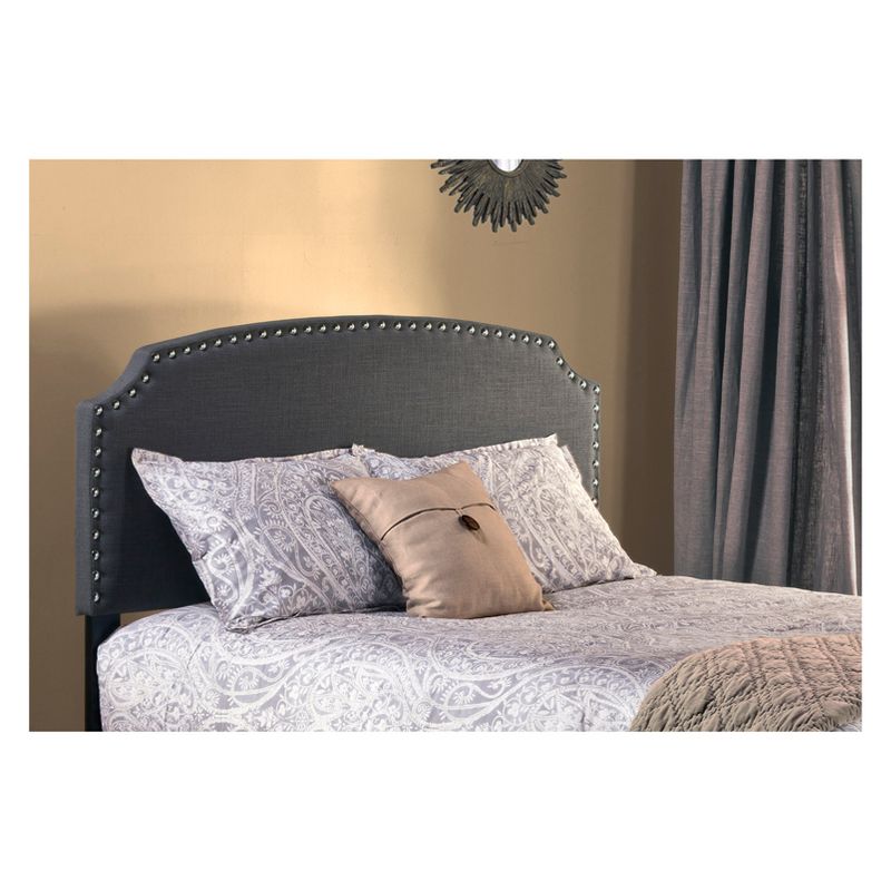 California King Lani Upholstered Bed Rails Included Dark Linen Gray - Hillsdale Furniture