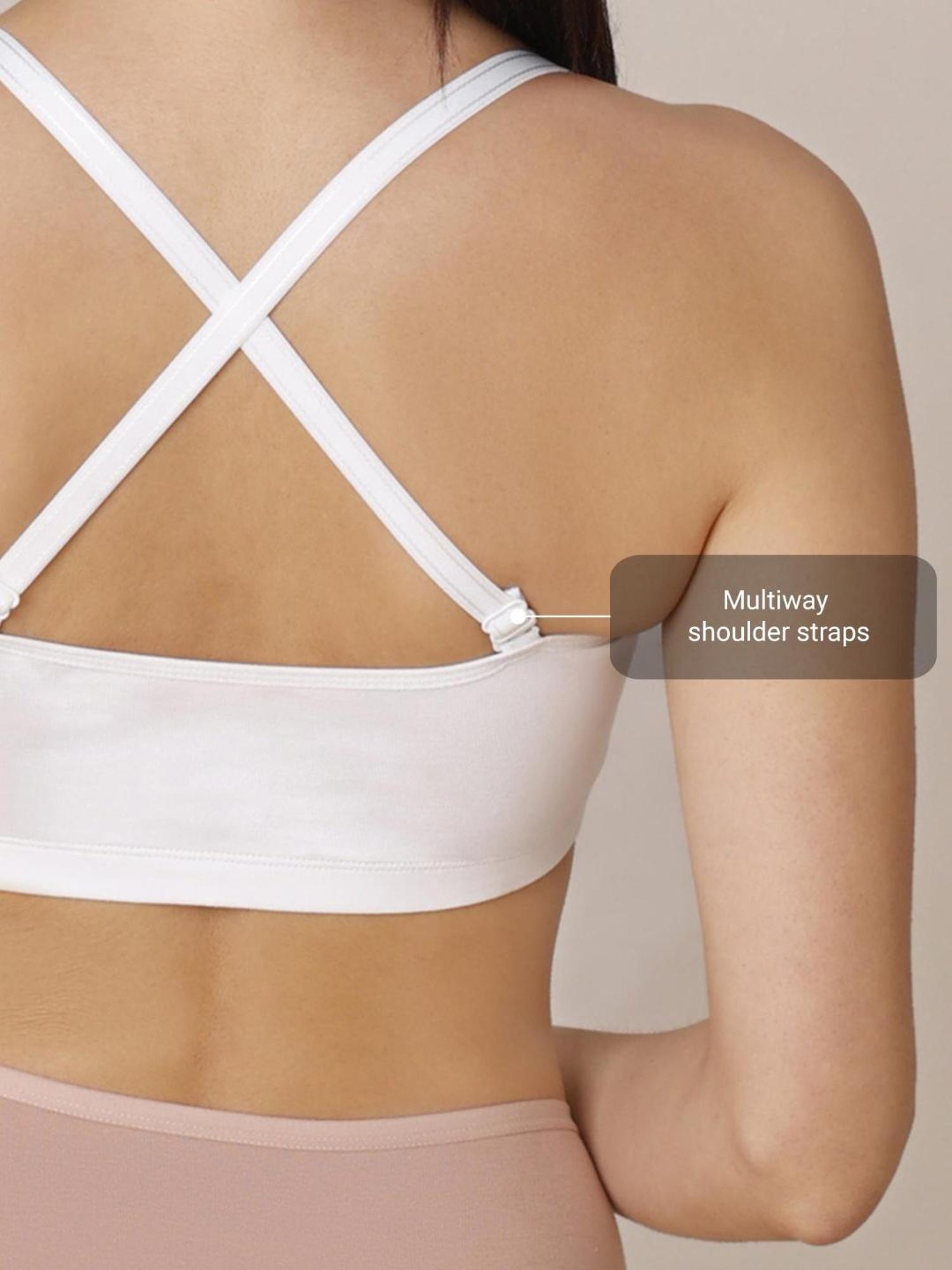 Nykd Blue Non-padded Bra