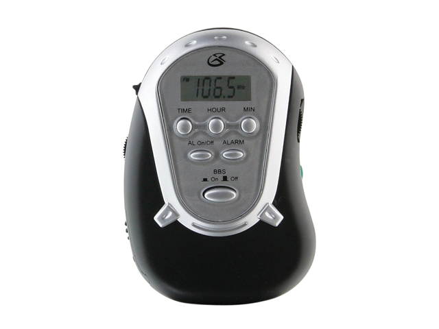 GPX Portable Clock Radio R300B