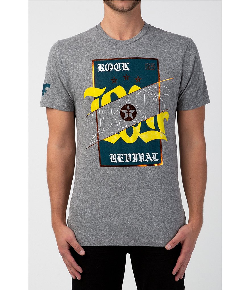 Rock Revival Short-Sleeve Logo Graphic T-Shirt
