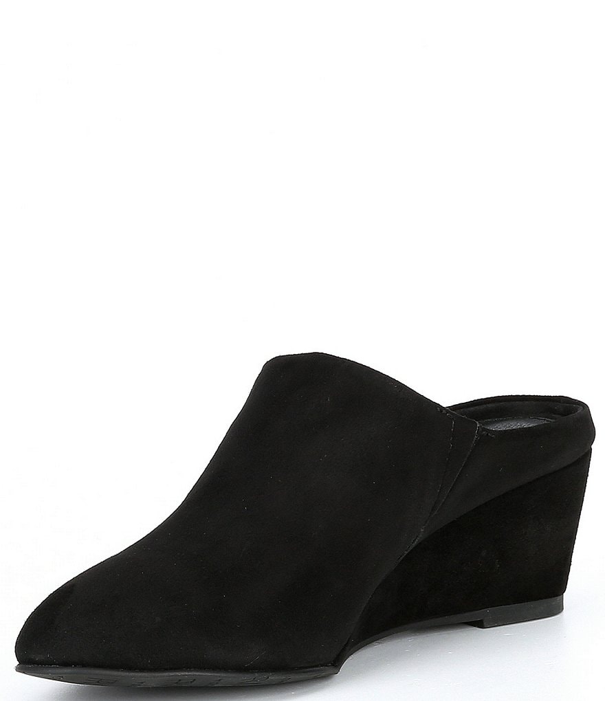 Pelle Moda Kiko Suede Wedge Mules