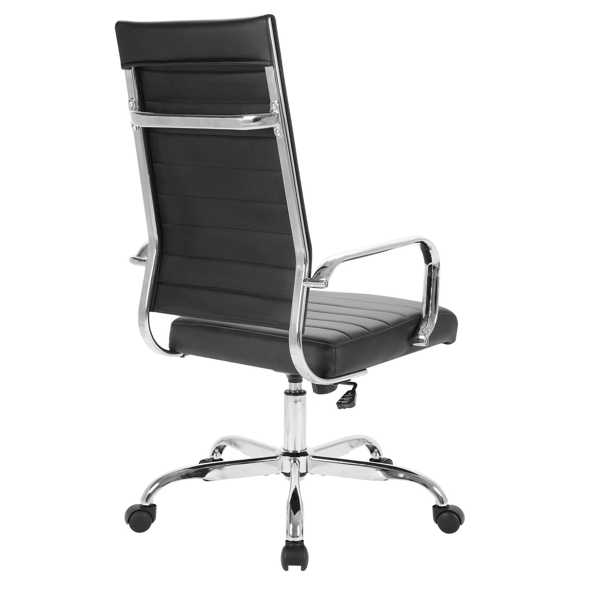 Home Office Chair PU Leather High Back Executive Desk Chair Black