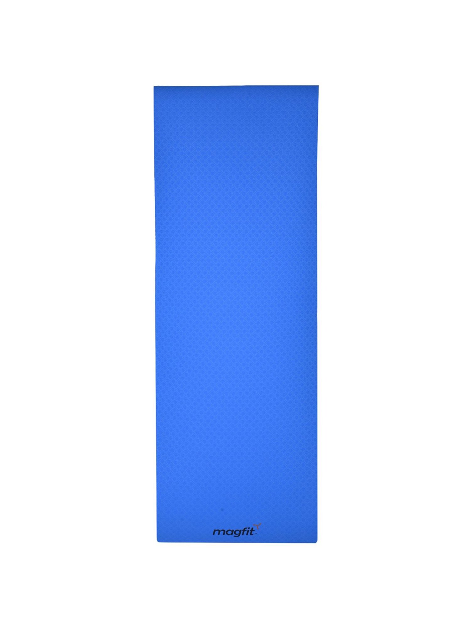 MagFit Blue TPE Yoga Mat with Mat Bag (6 mm)