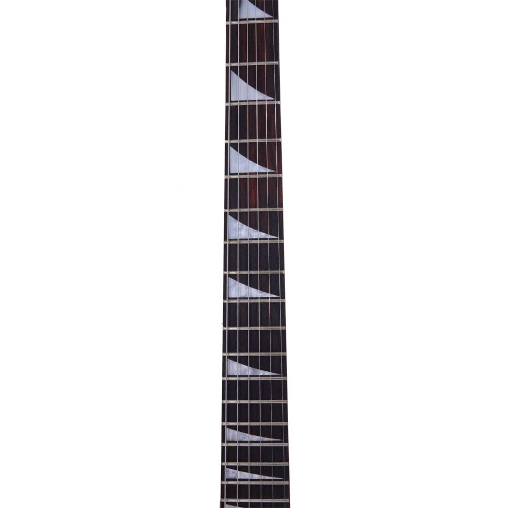 New Flame Type Electric Guitar Black +Gigbag +Strap +Cord +Pick +Tremolo Bar