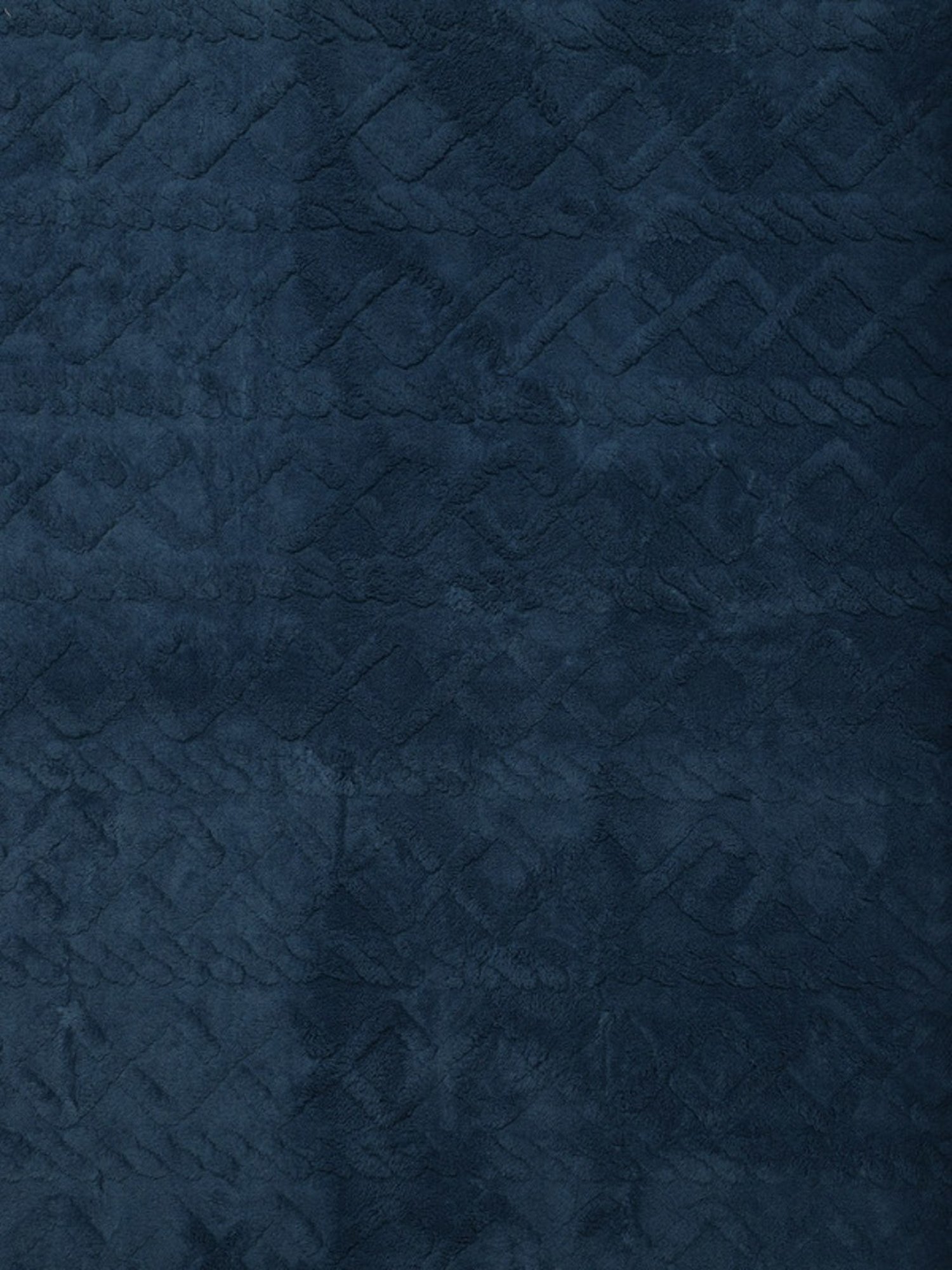 Dhrohar Navy Blue Polyester 300 GSM Double Bed Blanket