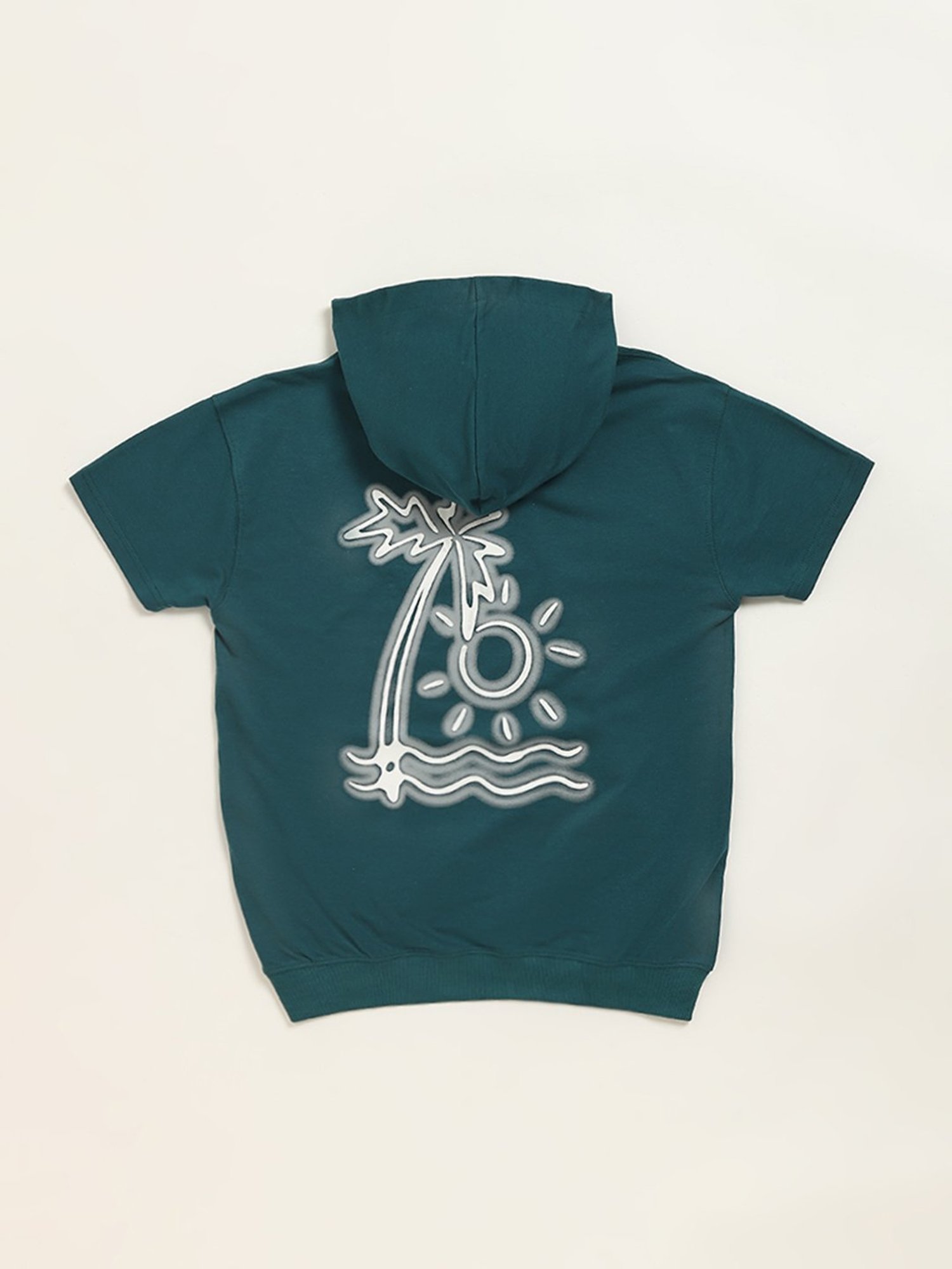 Y&F Kids by Westside Teal Hooded T-Shirt