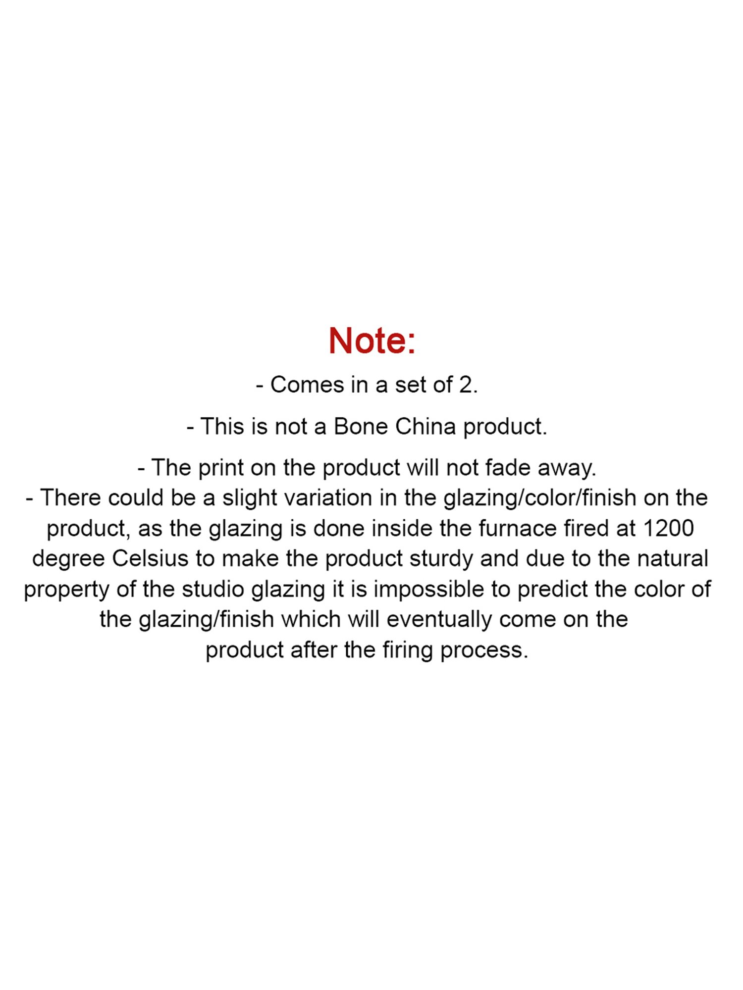 ExclusiveLane Ivory White & Black Ceramic Coffee Mugs - Set of 4 (300ml)