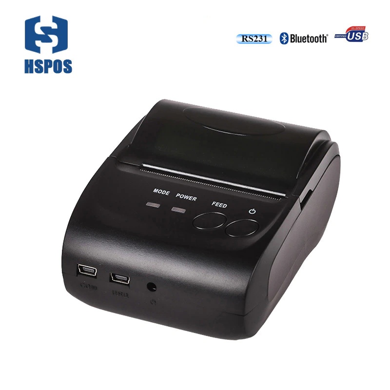 58mm Thermal Receipt Printer Portable Mini Wireless Thermal Printer USB Receipt Bill Ticket POS Printing for iOS Android Windows Compatible with ESC/POS/Star Print Commands Set