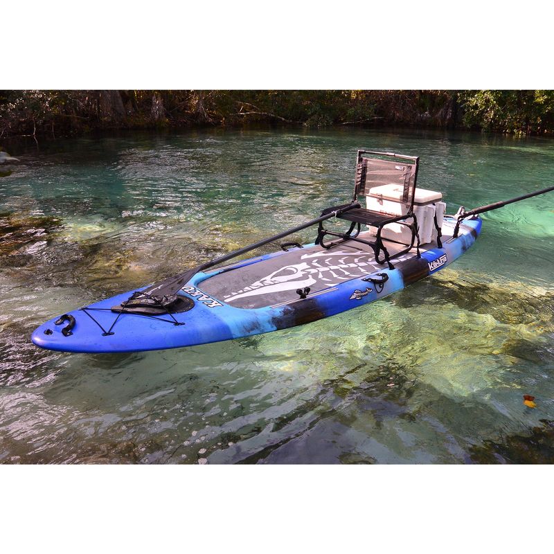 TravelChair 169 Larry Weather Resistant Lightweight Portable Outdoor Camping Chair, Steel (Blue)