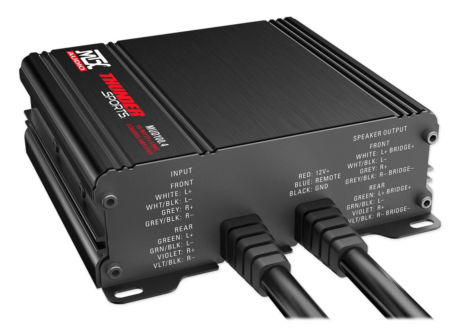 Can-Am Maverick 4 8" Tower Speakers+4-Channel Amplifier+Bluetooth Controller