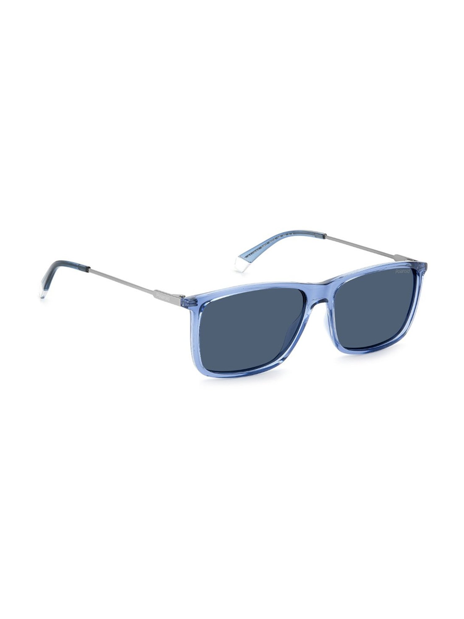 Polaroid Blue Rectangular Sunglasses for Men