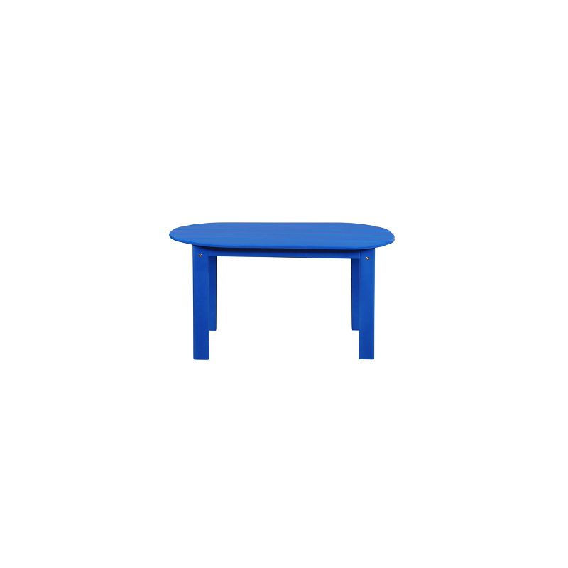 Adirondack Coffee Table - Blue - Linon