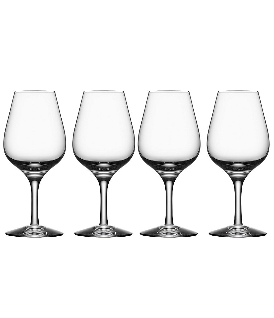 Orrefors More Set of 4 Crystal Spirits Glasses