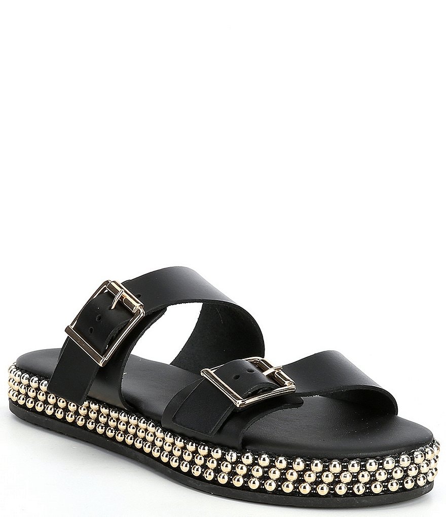 Carvela Leather Khain Beaded Detail Mules