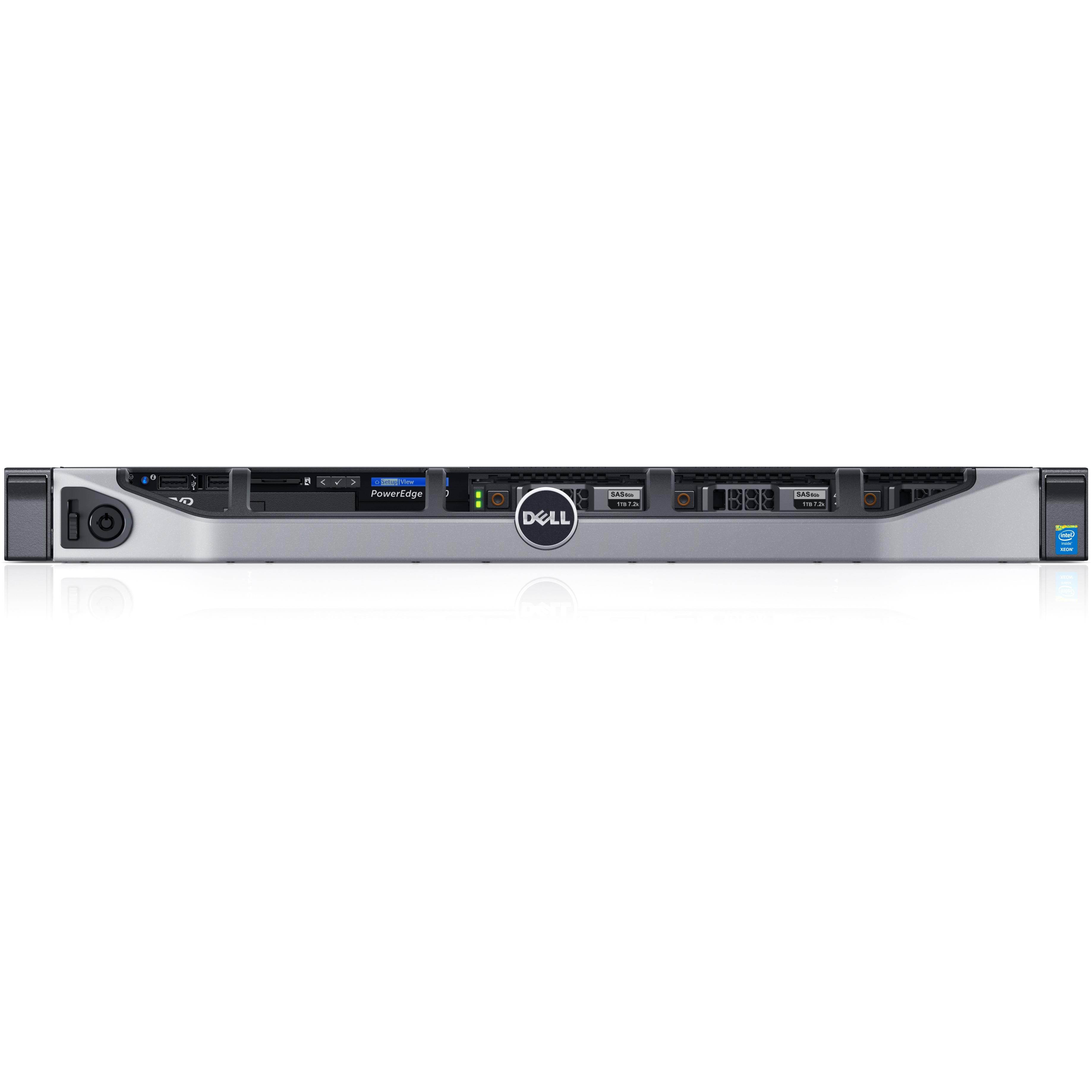 Dell PowerEdge R630 1U Rack Server - 1 x Intel Xeon E5-2640 v4 Deca-core (10 Core) 2.40 GHz - 16 GB Installed DDR4 SDRAM - 600 GB (1 x 600 GB) 12Gb/s SAS HDD - Serial Attached SCSI (SAS) Controller...